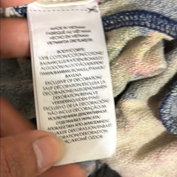 Polo Ralph Lauren Summer Tropical Floral French Terry Shorts Navy and Multicolor - Picture 7 of 7